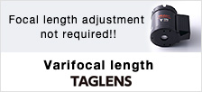 Varifocal length TAGLENS
