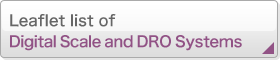 Leaflet list of Digital Scale and DRO Systems