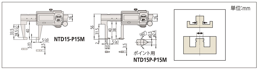 ネックノギス NTD15P NTD15P-P15M | 商品 | ミツトヨ