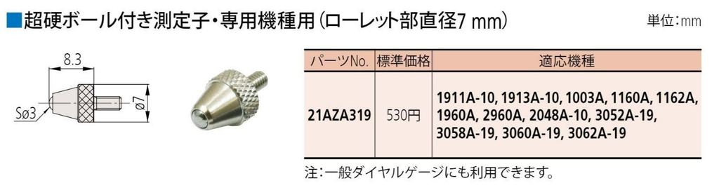 ≪超目玉☆12月≫ 株式会社ミツトヨ 測定子 ブレード超硬 120063