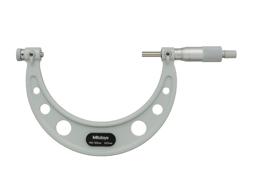 ミツトヨ TMC-125 126-129 替駒式ねじアナログマイクロメーター 125mm
