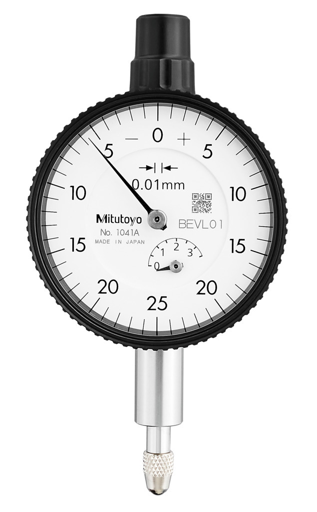 小形ダイヤルゲージ 外径ø40 mmタイプ A (目量0.01 mm・測定範囲