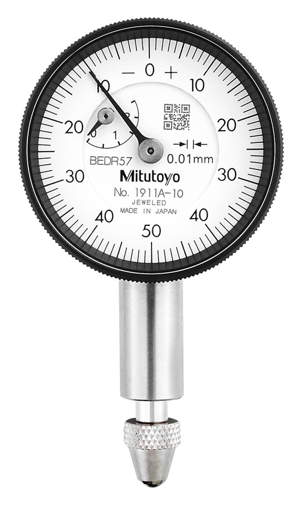 小形ダイヤルゲージ 外径ø31 mmタイプ A (目量0.01 mm・測定範囲2.5 mm