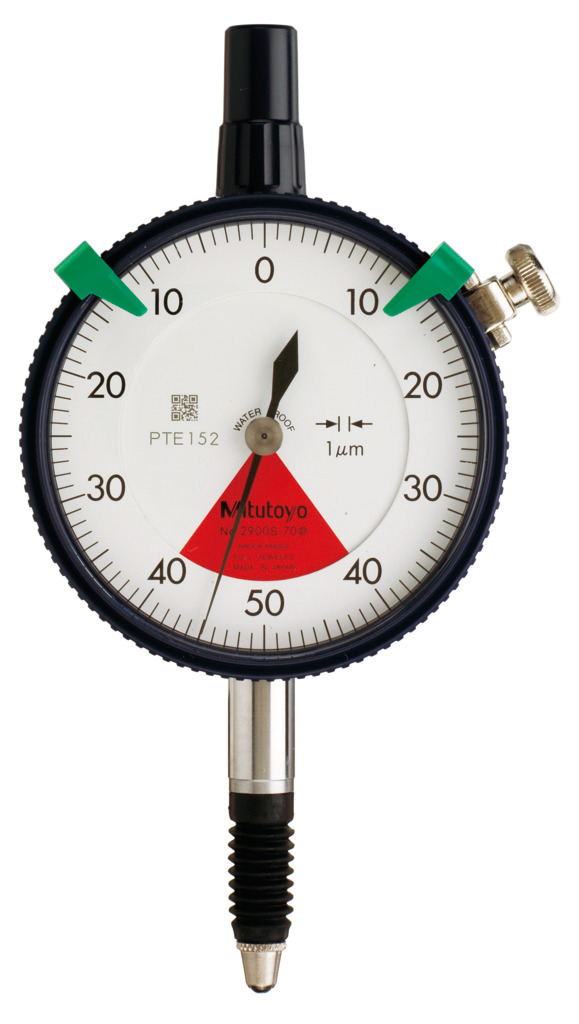 標準形ダイヤルゲージ 1回転未満・防水タイプ S (目量0.001 mm・測定