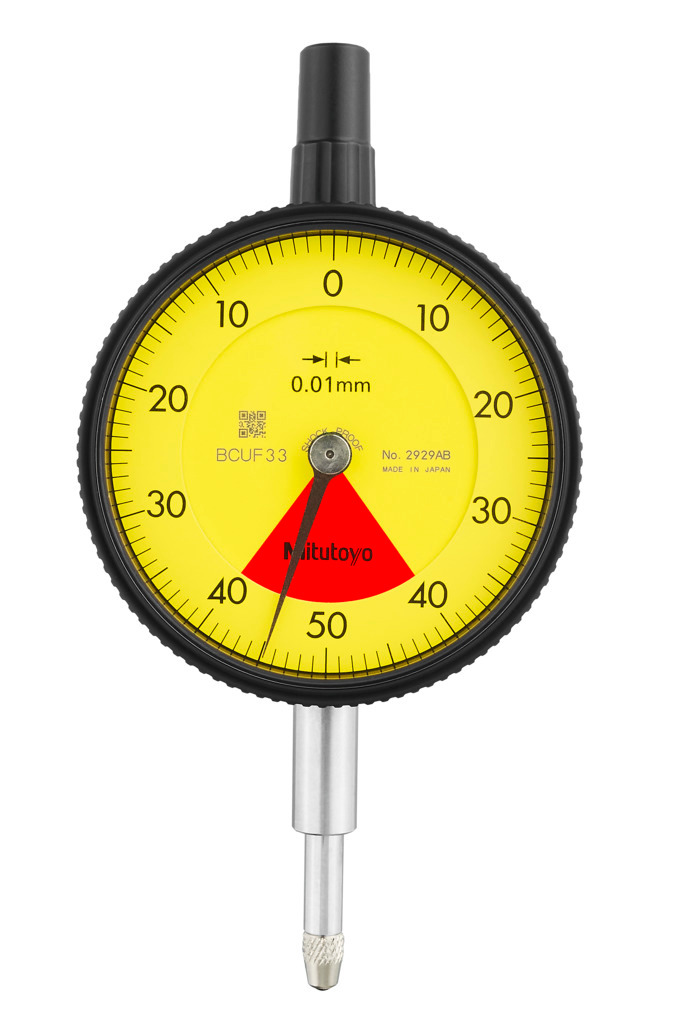 標準形ダイヤルゲージ 1回転未満タイプ A (目量0.01 mm・測定範囲0.8 