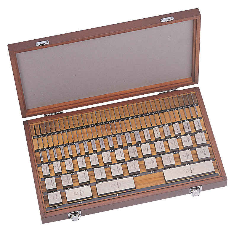 【送料無料】ブロックゲージ 112ピース/セット 0グレード(0.5-100ミリメートル) スケヤゲージブロック標準セット 112個組 BM4-112-0 | 商品 | ミツトヨ