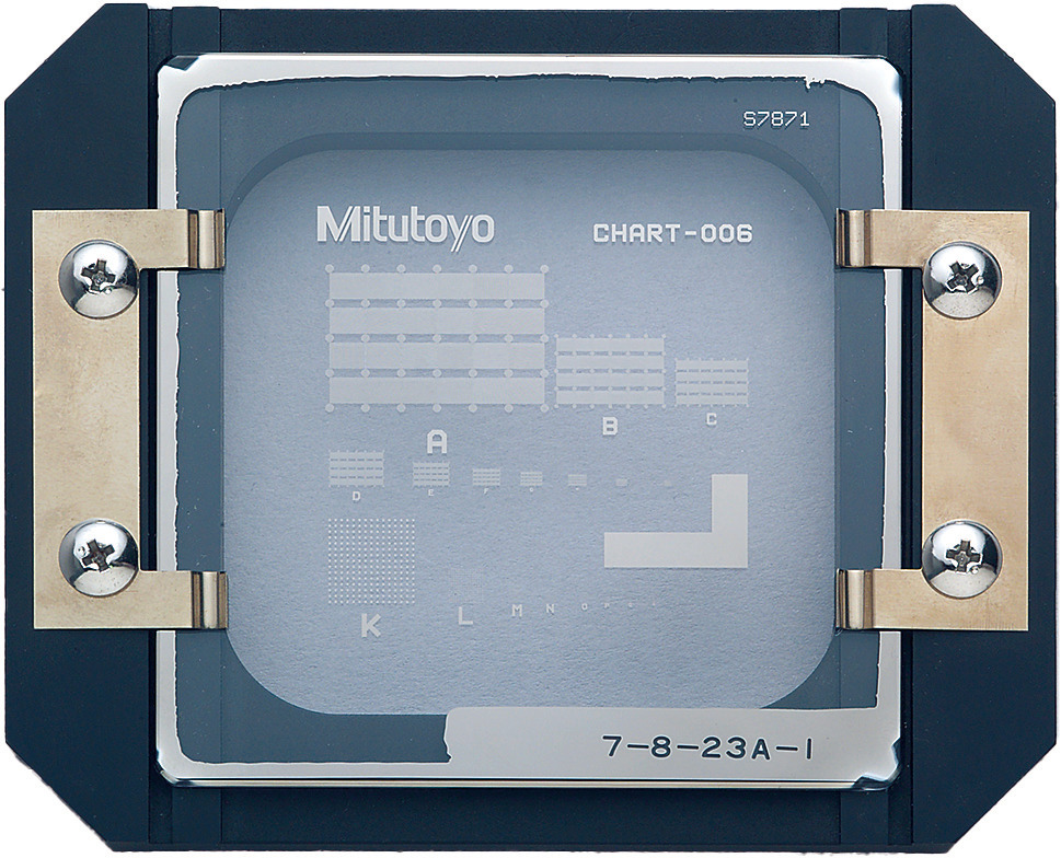QV補正用チャート（ホルダ付） | 商品 | ミツトヨ