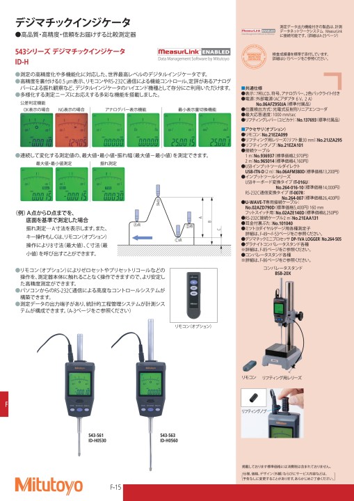 ミツトヨ精密測定機器・総合カタログNo.13-52版