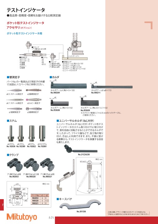 ミツトヨ精密測定機器・総合カタログNo.13-52版