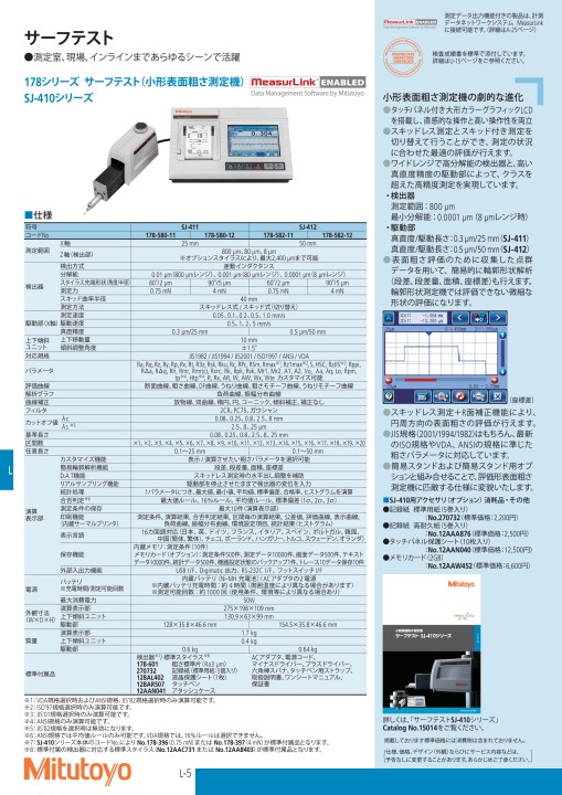ミツトヨ精密測定機器・総合カタログNo.13-52版