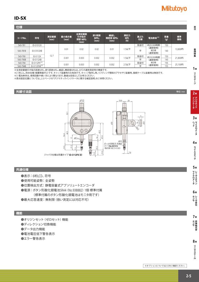 センサ・装置組込ユニット総合カタログ